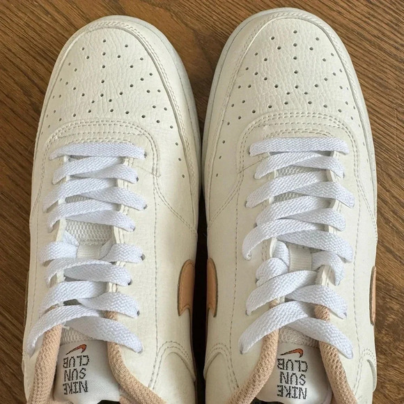 Nike Court Vision Low Next Nature Sail White/Onyx Sun Club Sneakers size 11.5 - Picture 8 of 14